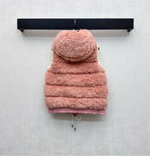 MONCLER 25S DOWN VEST IN PINK 106